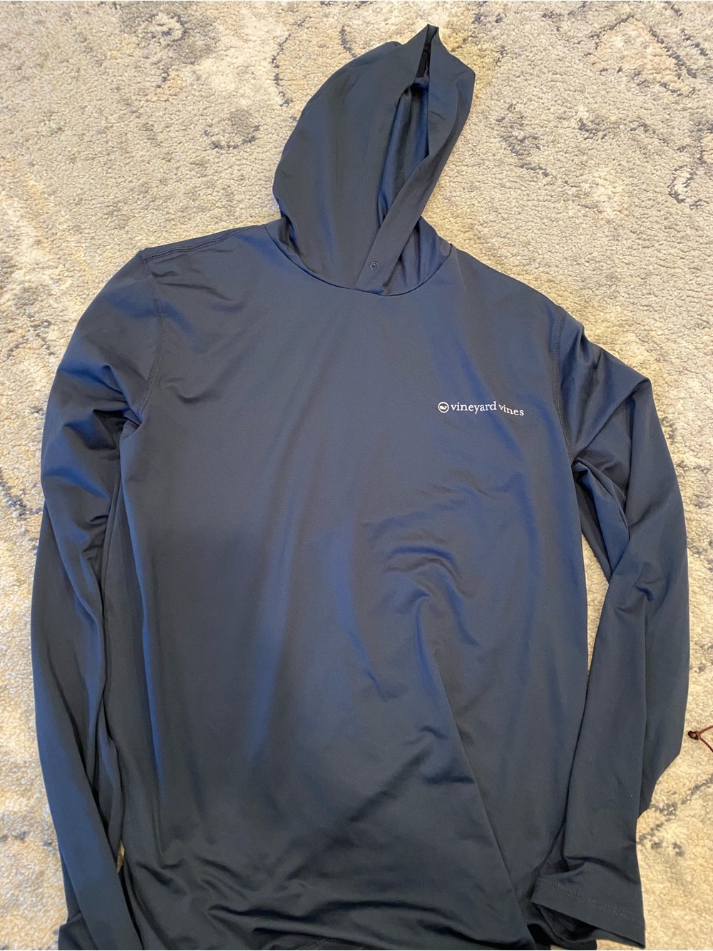 Vineyard Vines Men's Navy Hooded Performance Jacket